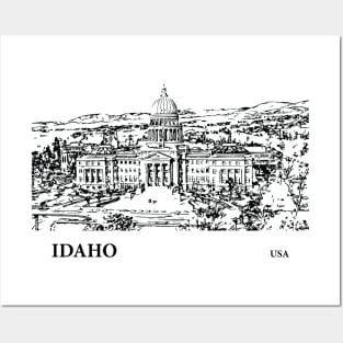 Idaho State USA Posters and Art